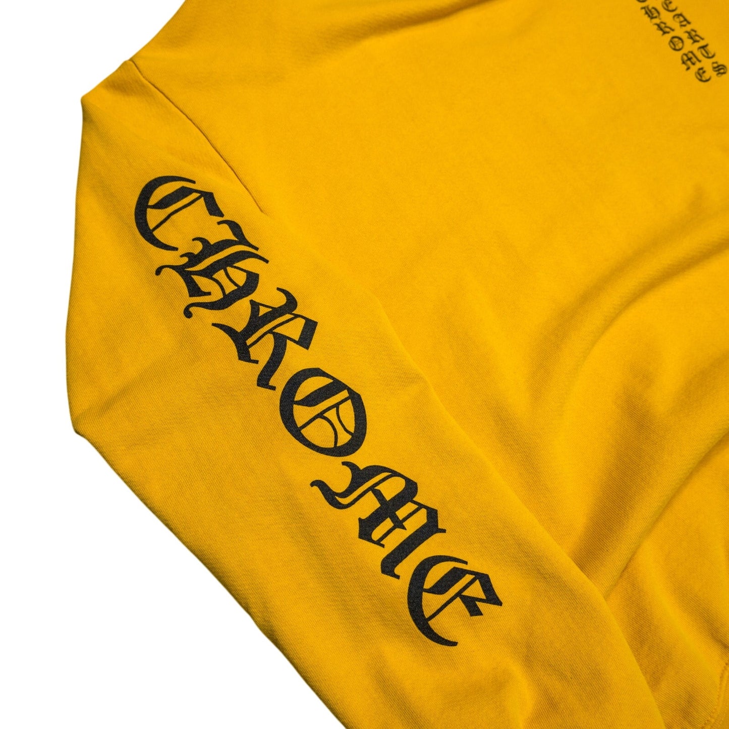 Chrome Hearts Yellow Script Crewneck
