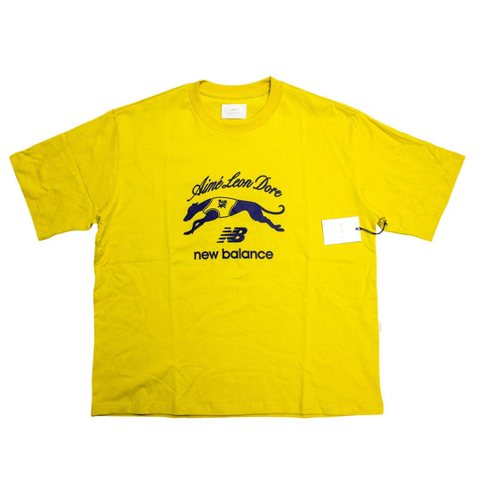Aimé Leon Dore x New Balance 997 Logo Tee Yellow