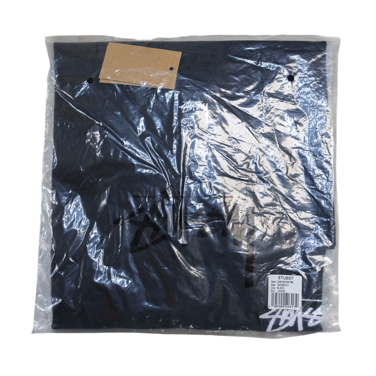 Stussy Dice Pigment Dyed Tee 'Black'