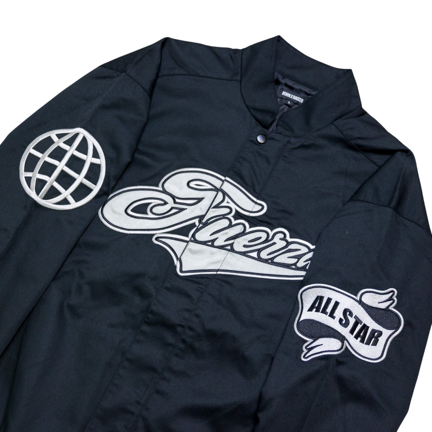 Born X Raised Fuerza Regida FR Unreleased Sample Jacket