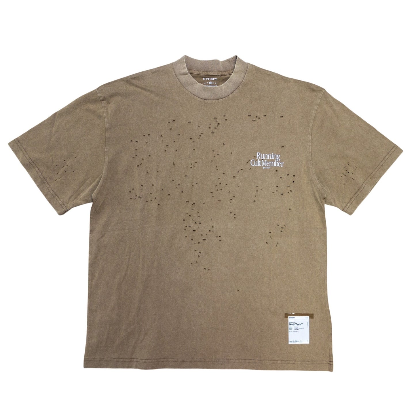 Satisfy MothTech T-Shirt in Aged Brown