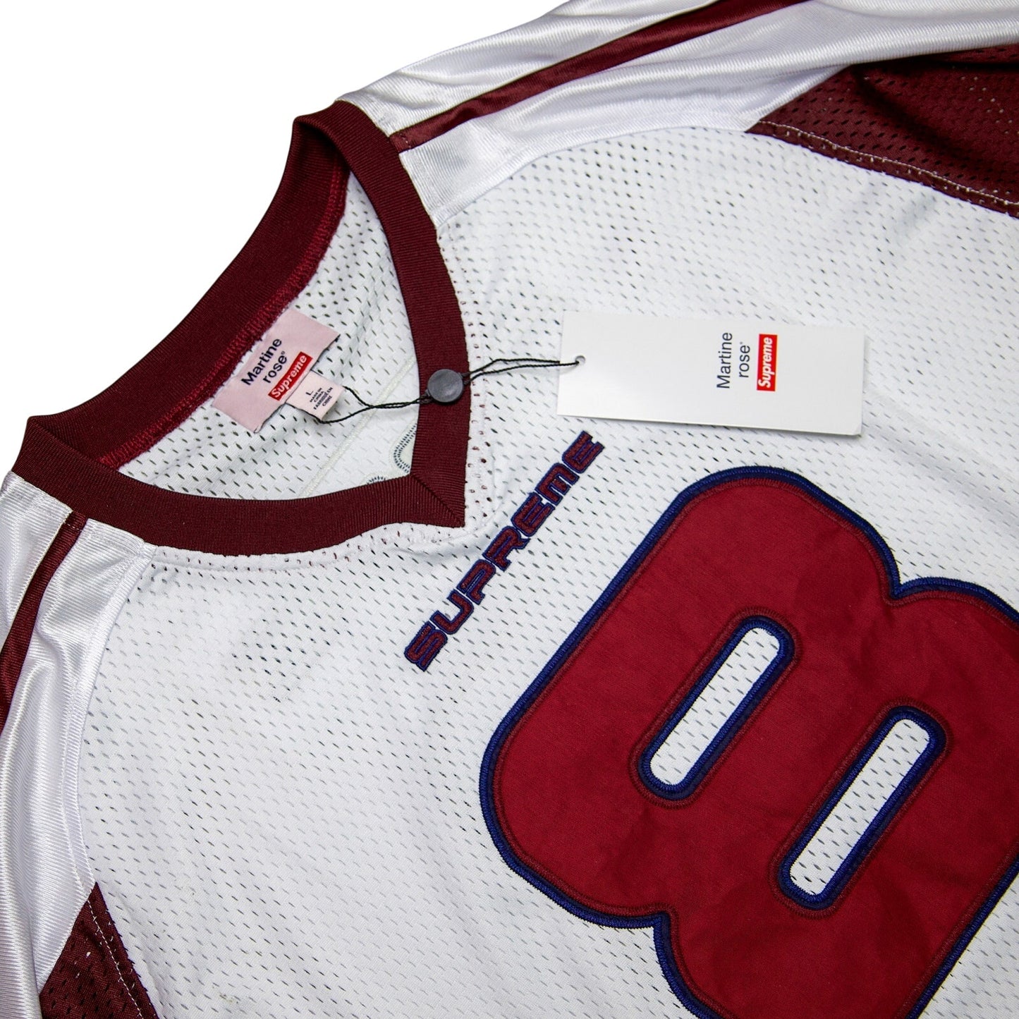 Supreme Martine Rose Football Jersey White