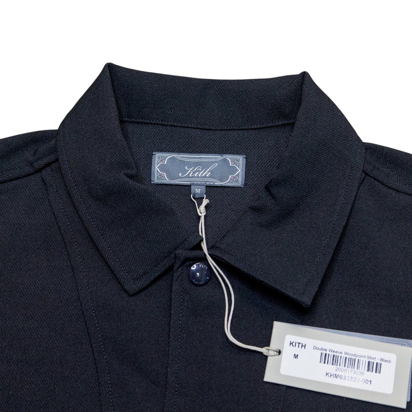 Kith Double Weave Woodpoint Shirt Black