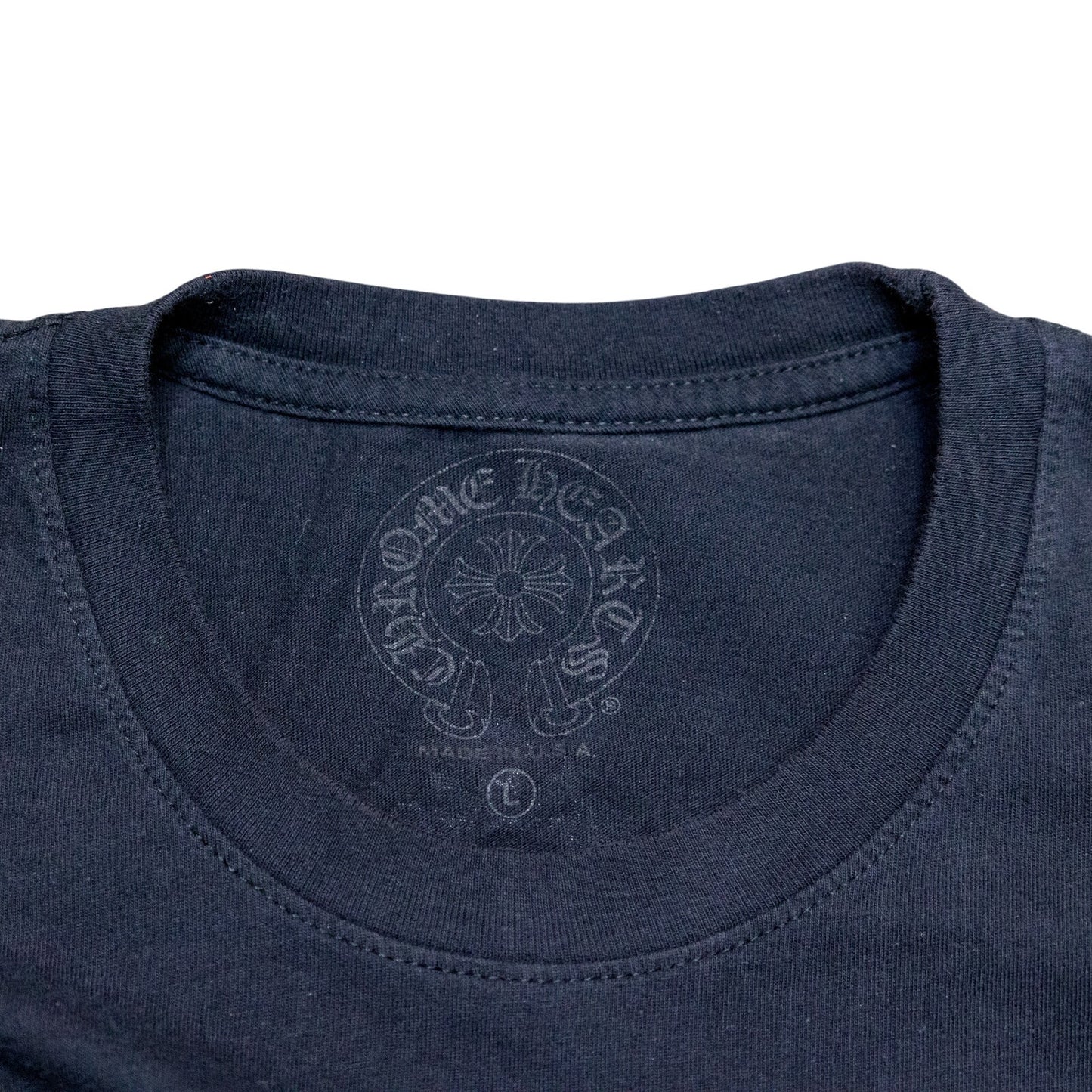 Chrome Hearts Cross Tire Tracks Pocket T-Shirt 'Black'