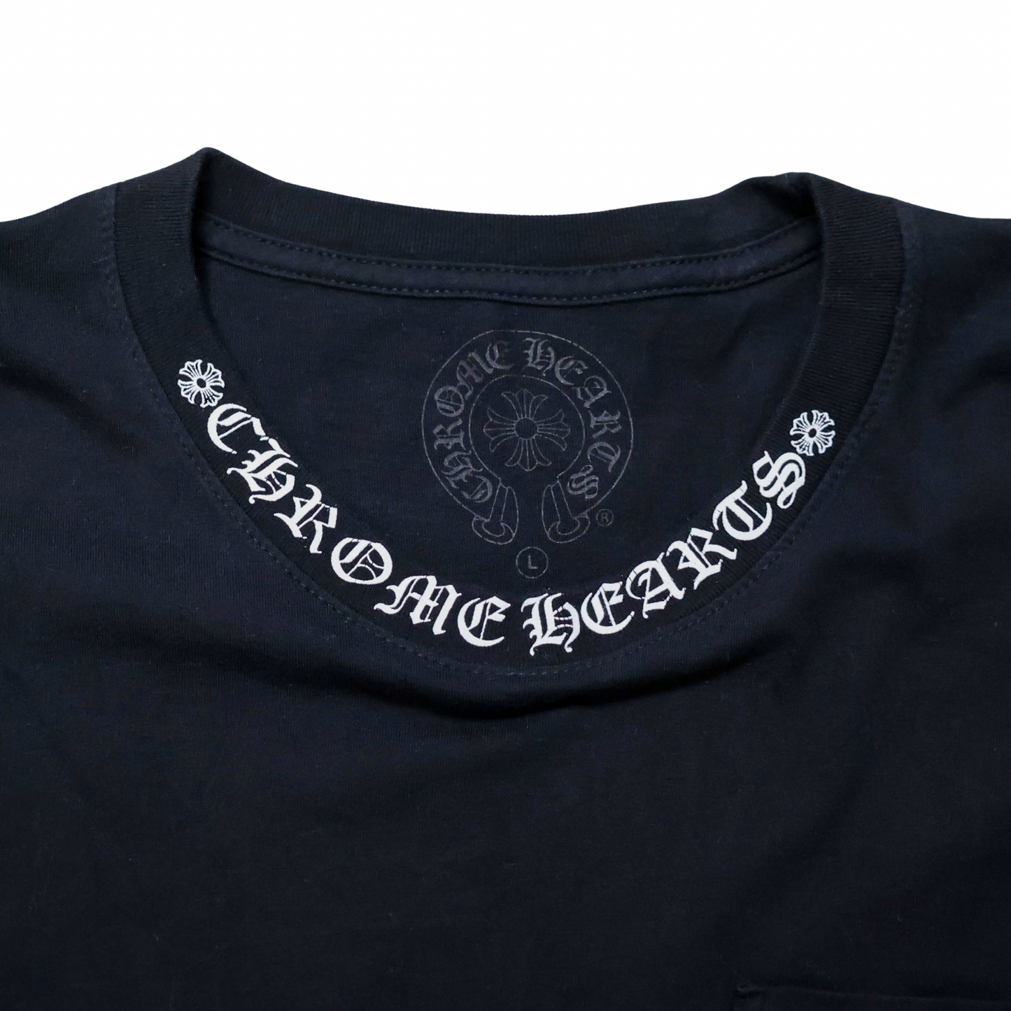 Chrome Hearts Neck Logo Long Sleeve Tee