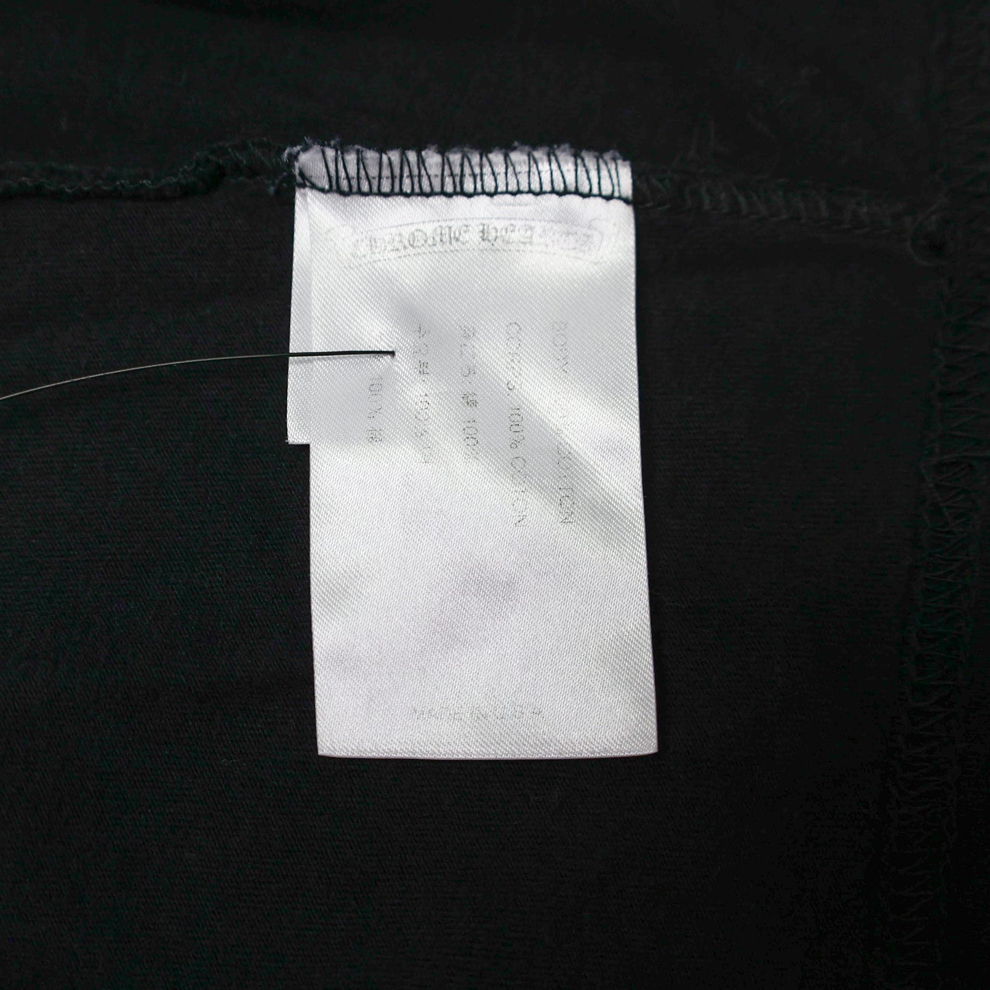 Chrome Hearts Neck Logo Long Sleeve Tee