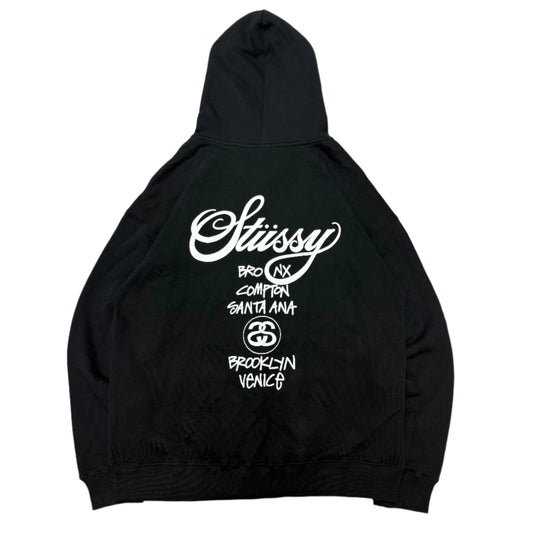 Stussy World Tour Zip Up Hoodie