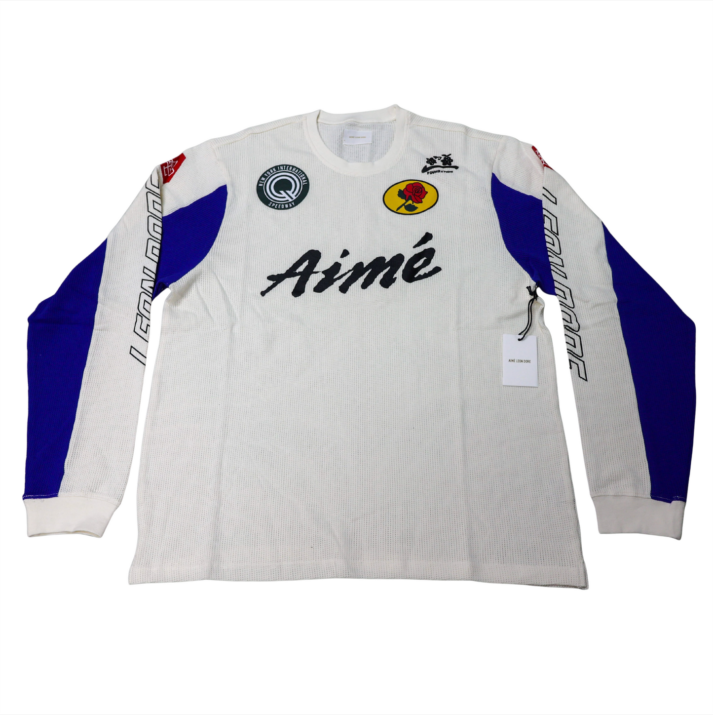 Aimé Leon Dore Mesh Moto Long-Sleeve Tee 'Pristine'