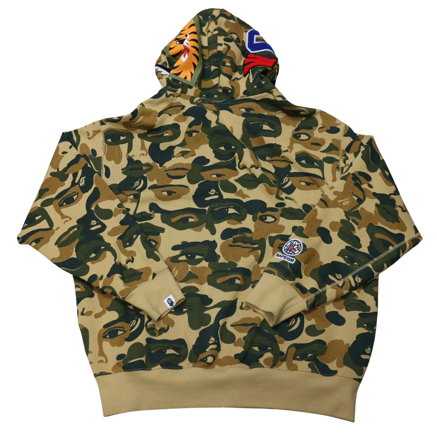 Bape X KidSuper Camo Shark Full Zip Hoodie