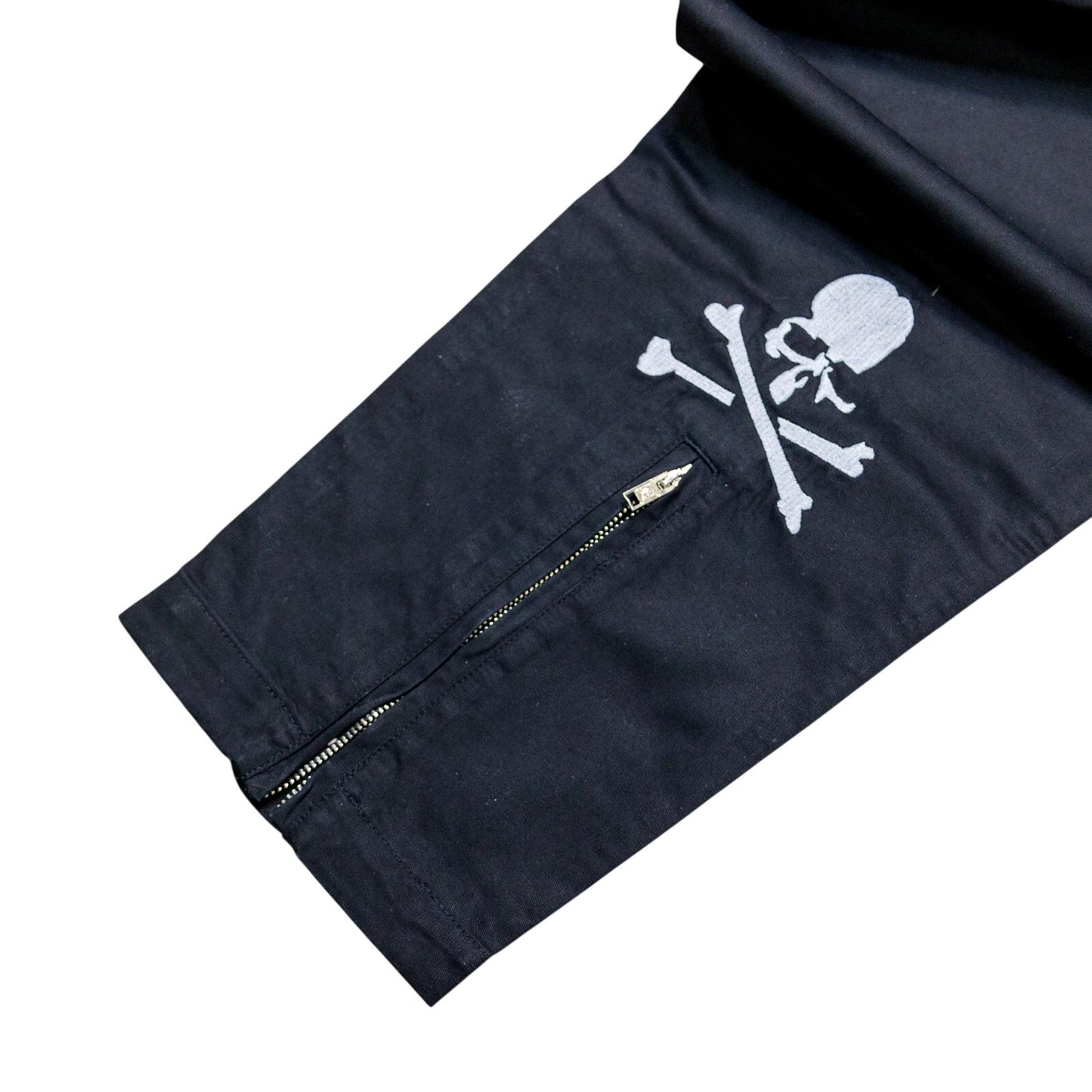 Mastermind World Skull Logo Zipper Pants Black