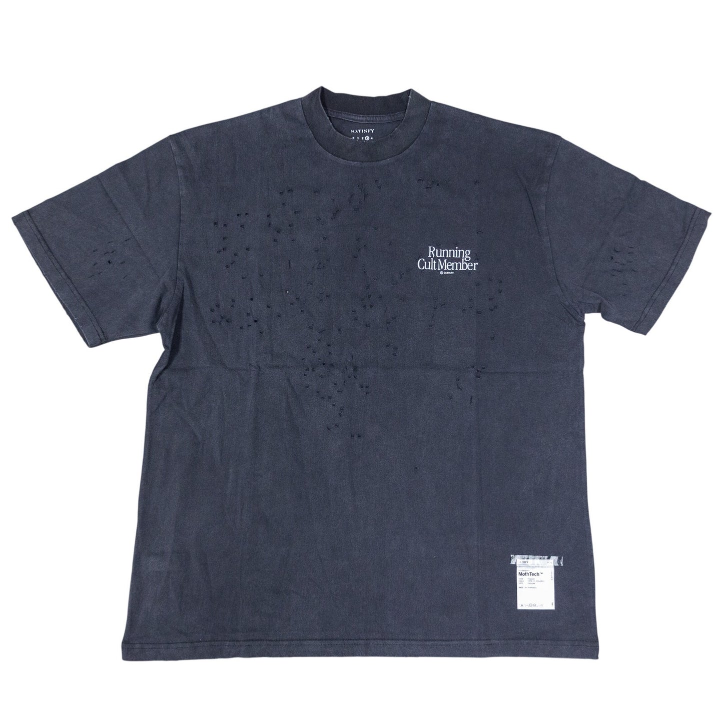 SATISFY MothTech T-Shirt 'Aged Black'