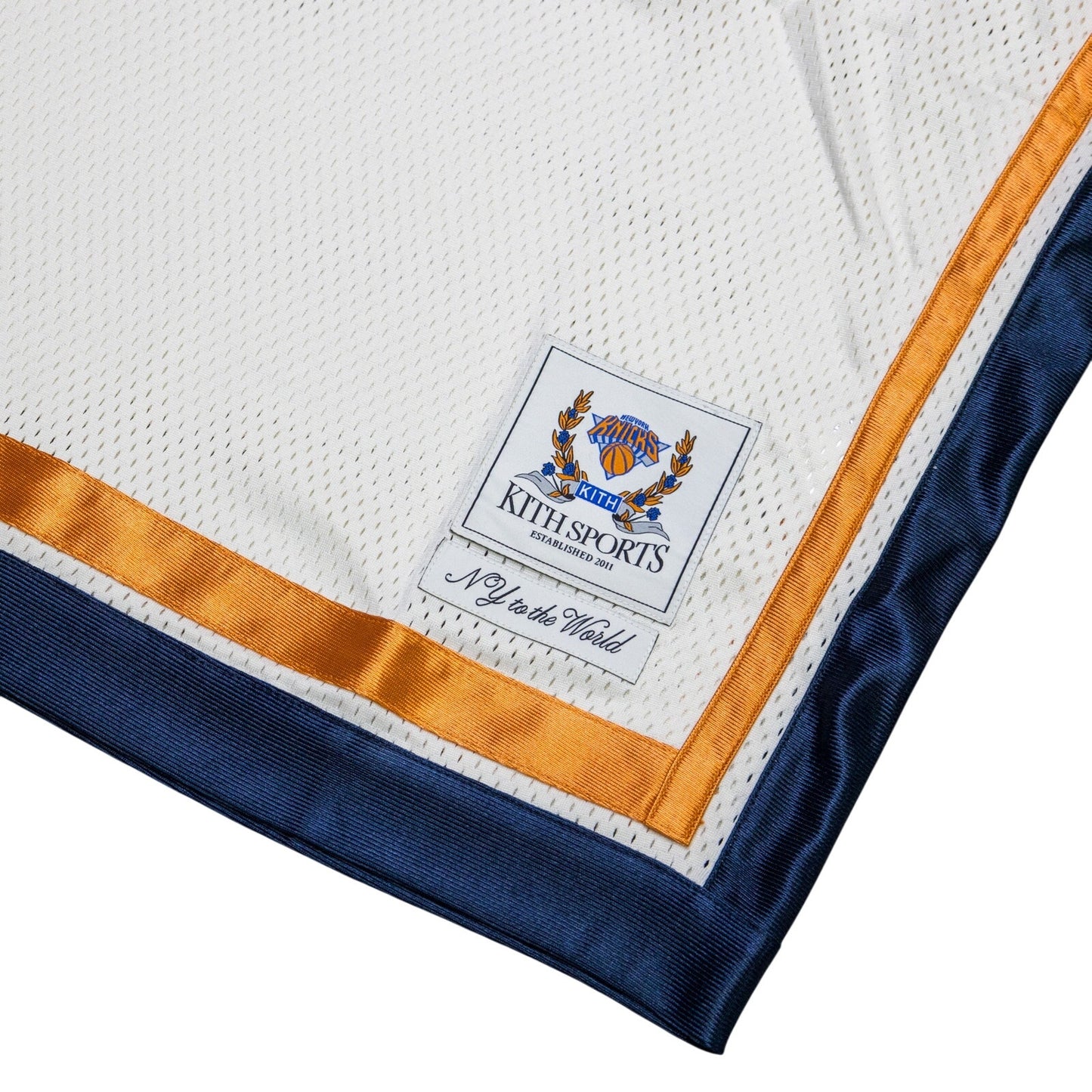 Kith For The New York Knicks Mesh Leon Top 'Sandrift'