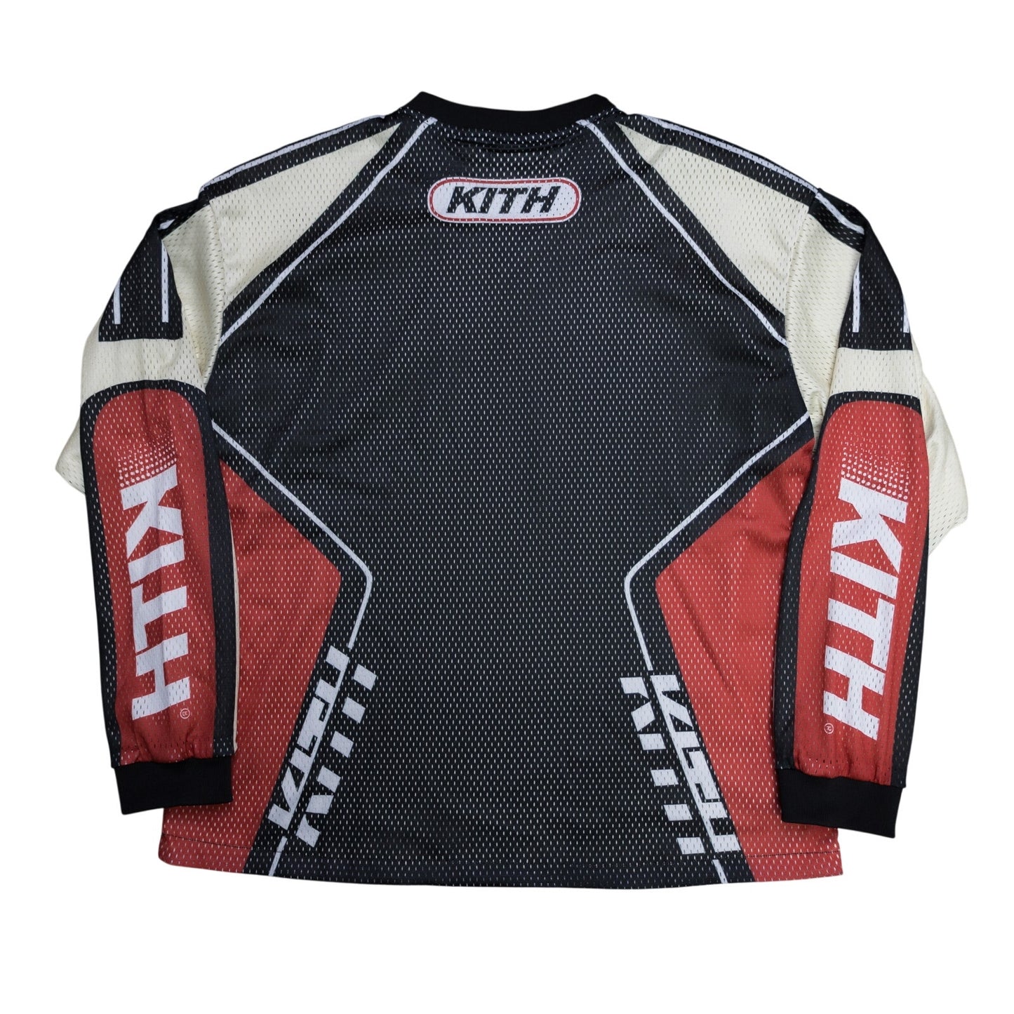 Kith Moto Mesh Long Sleeve Donovan Tee Black