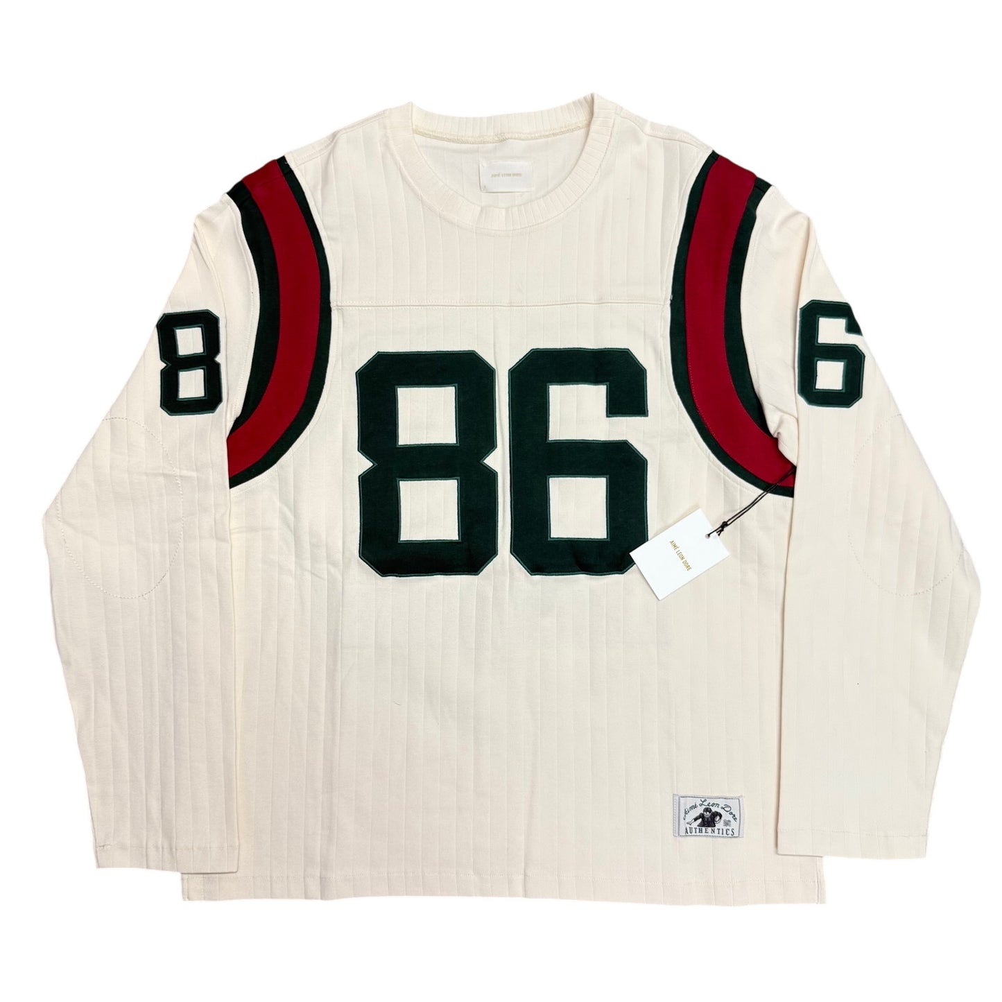 Aime Leon Dore Ribbed Cotton Long Sleeve Football Jersey