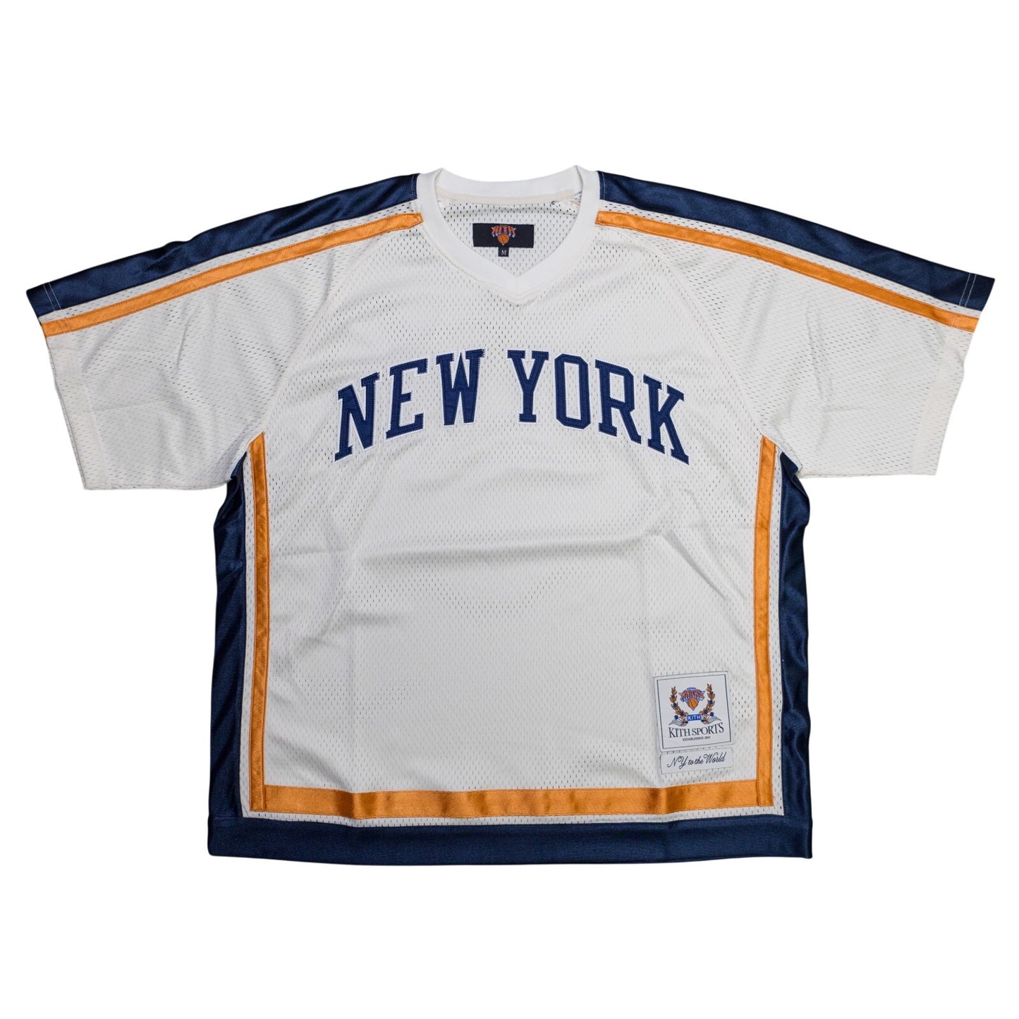 Kith For The New York Knicks Mesh Leon Top 'Sandrift'