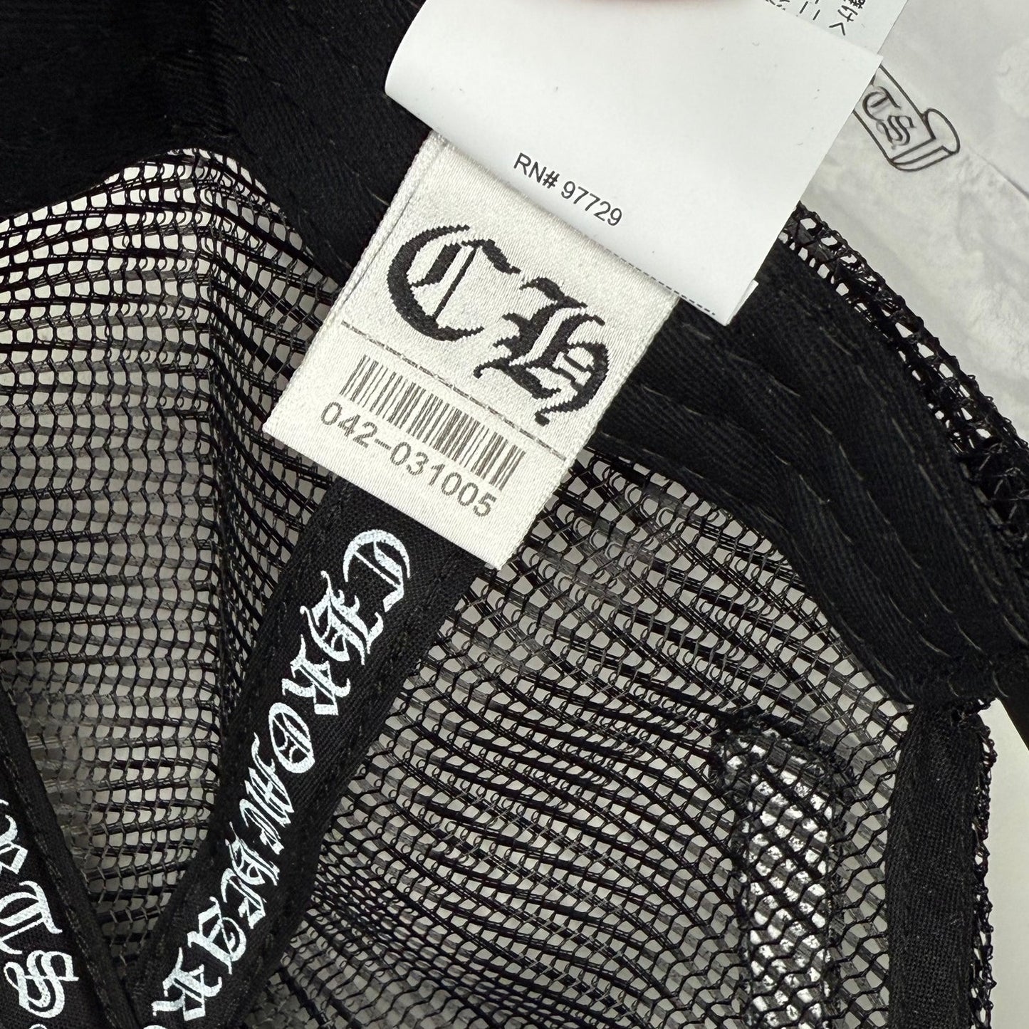 Chrome Hearts Cemetary Trucker Black