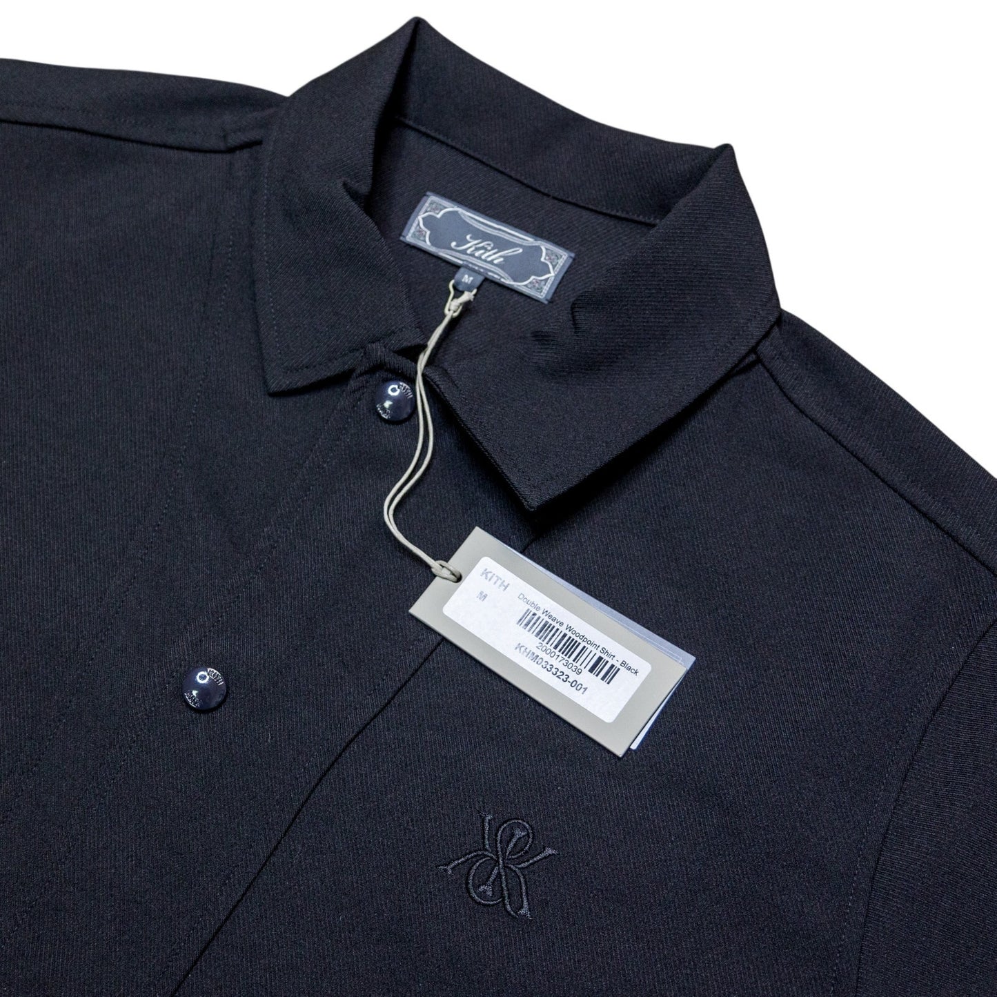 Kith Double Weave Woodpoint Shirt Black