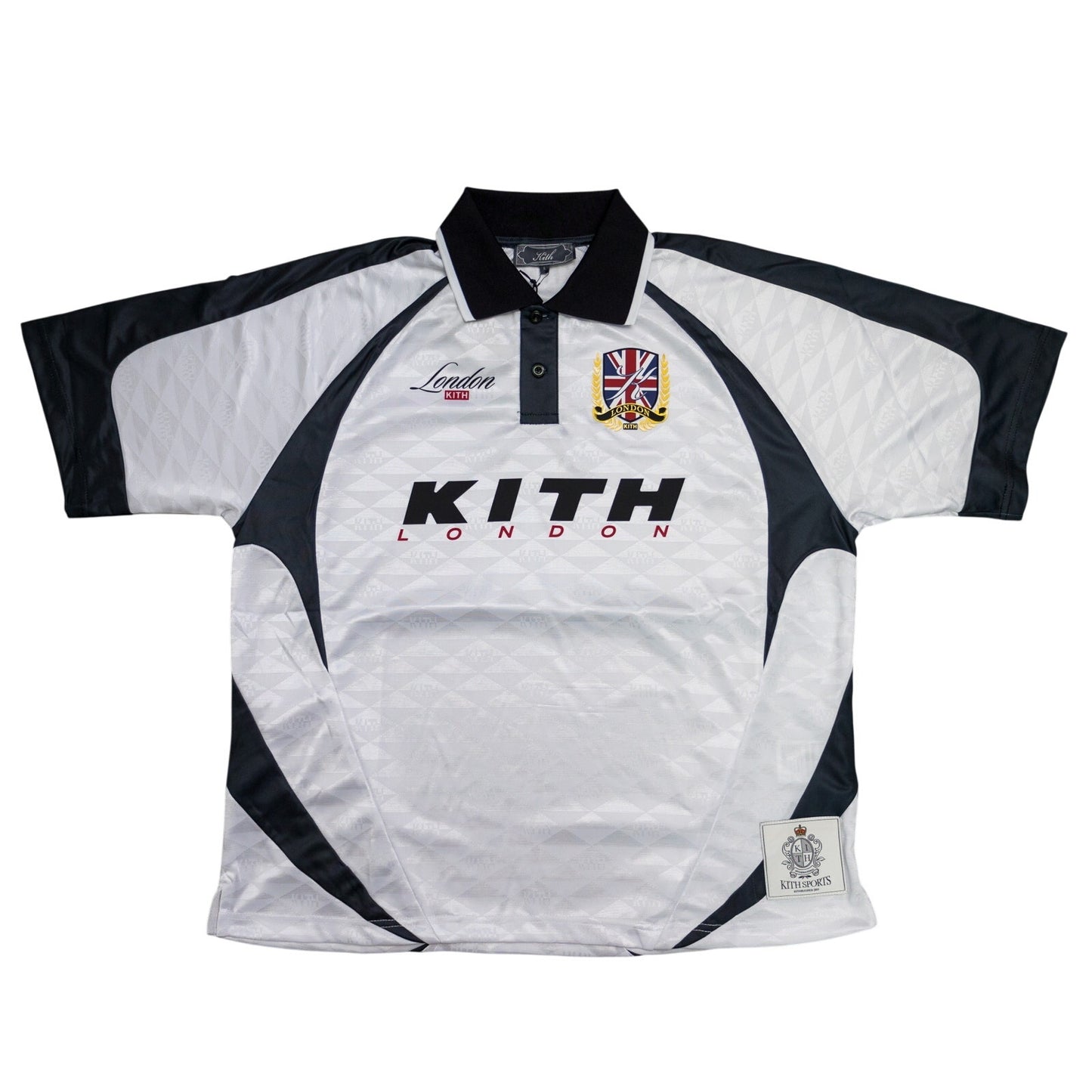 Kith London Polo Soccer Jersey 'White'
