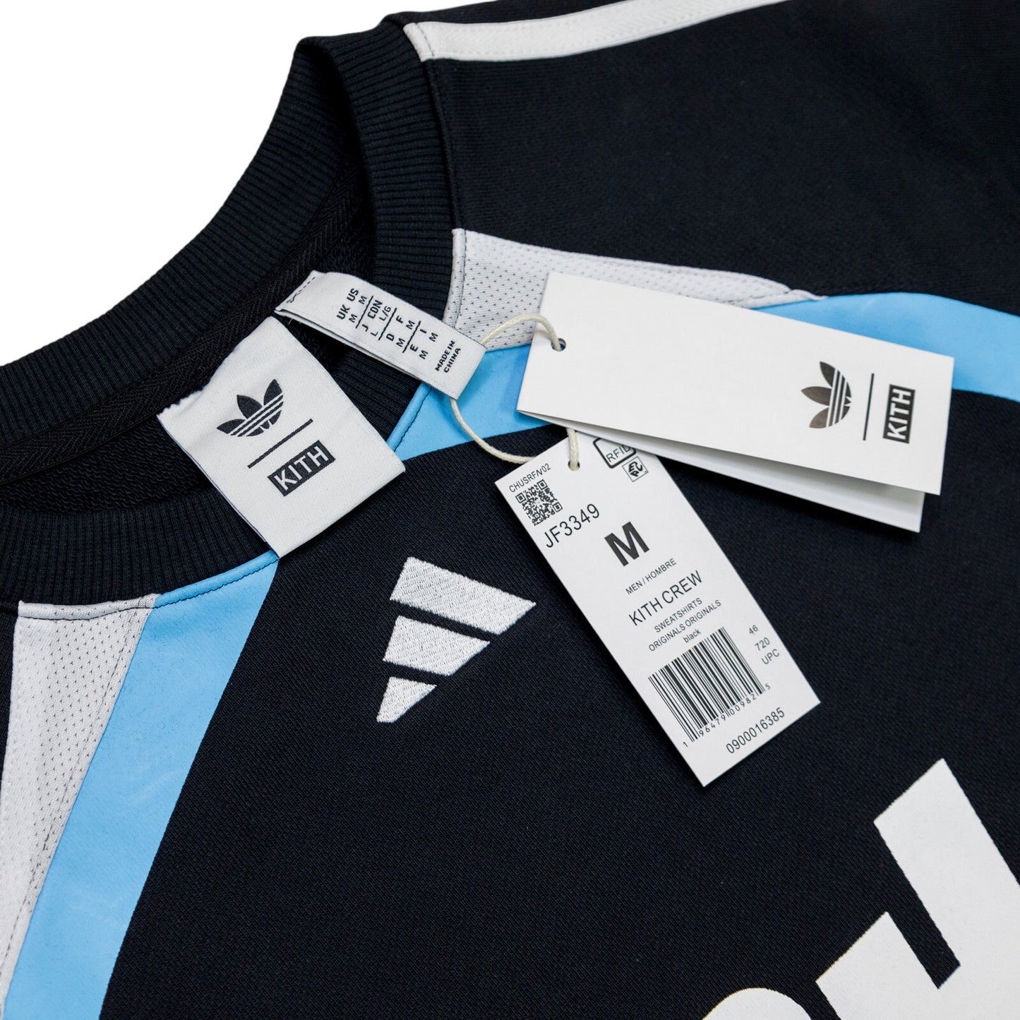 Kith For Adidas Football Crewneck 'Black'
