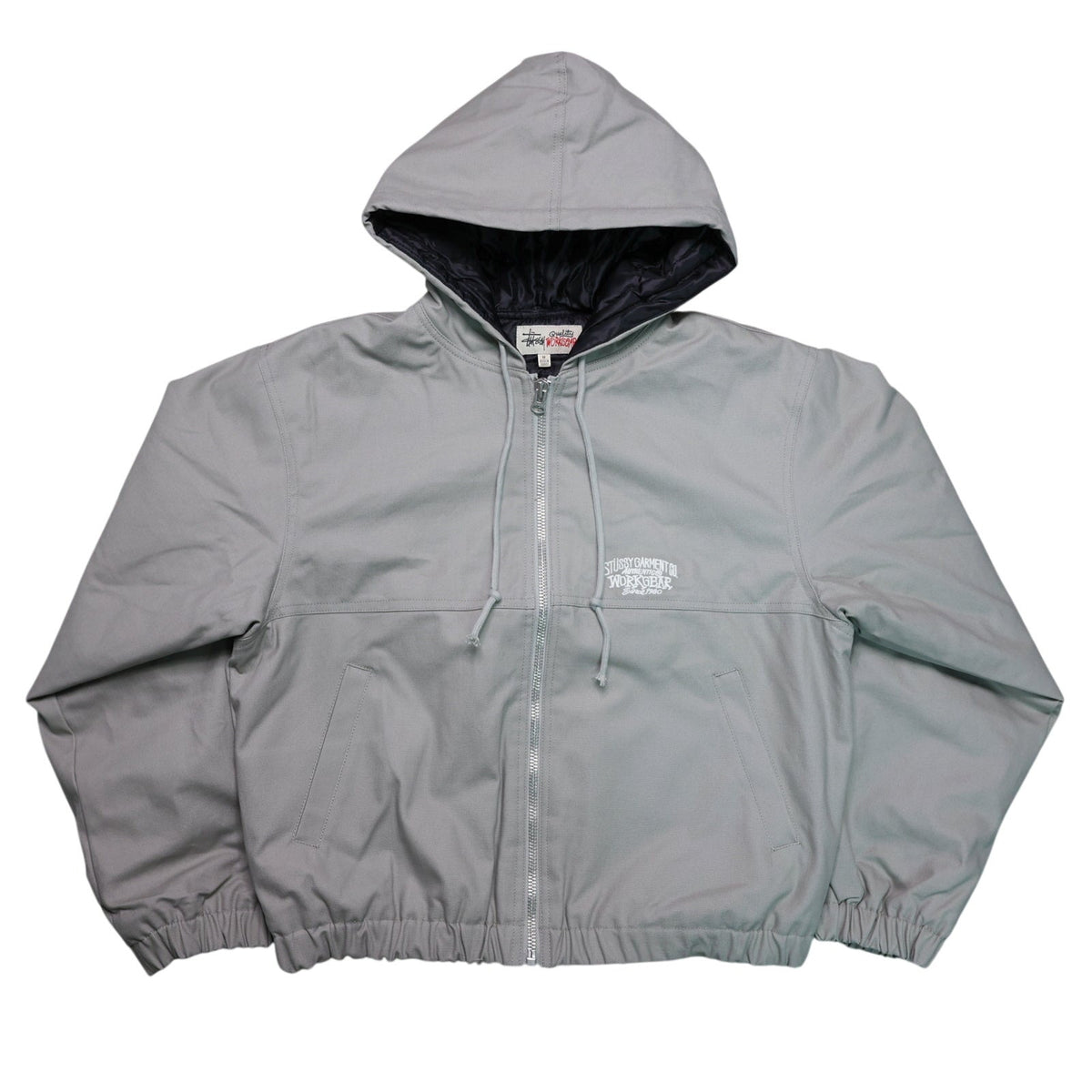 Stussy Work Contrast Stitch Canvas Jacket Grey
