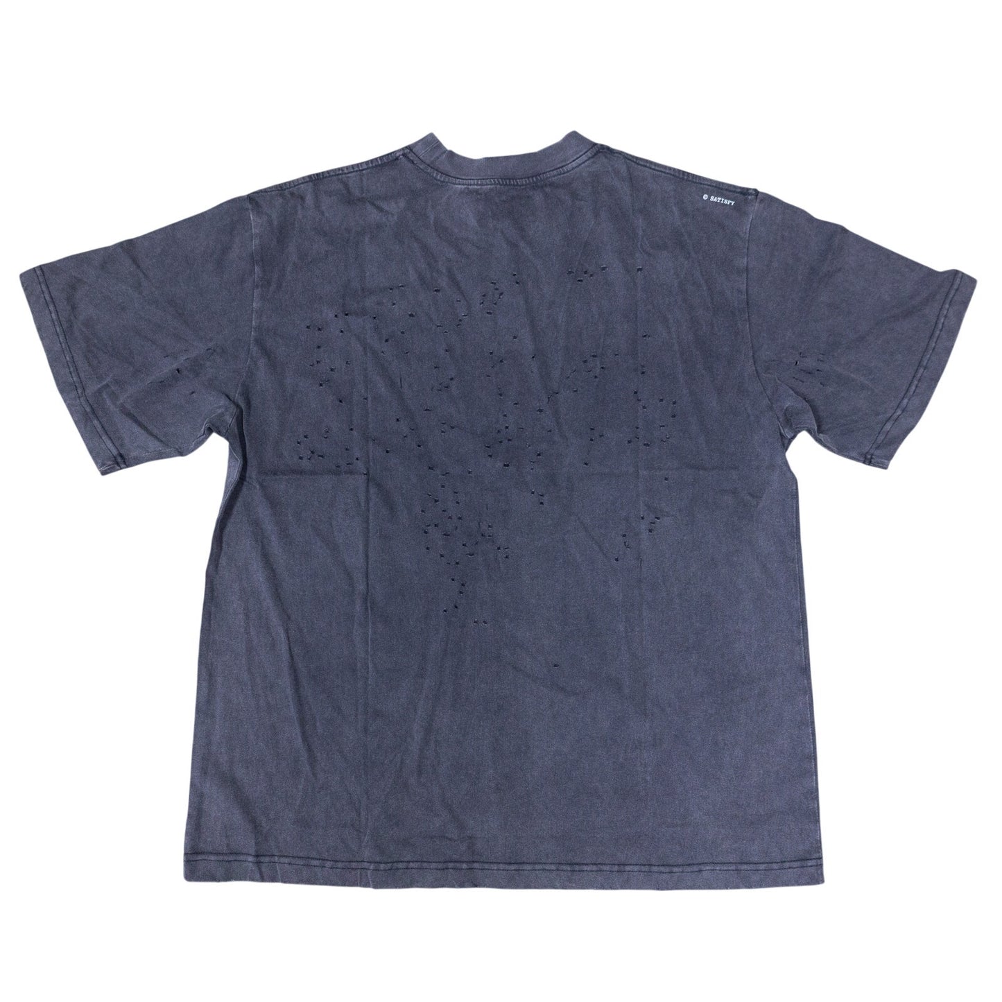 SATISFY Running Oversized Text Logo Mothtech Tee