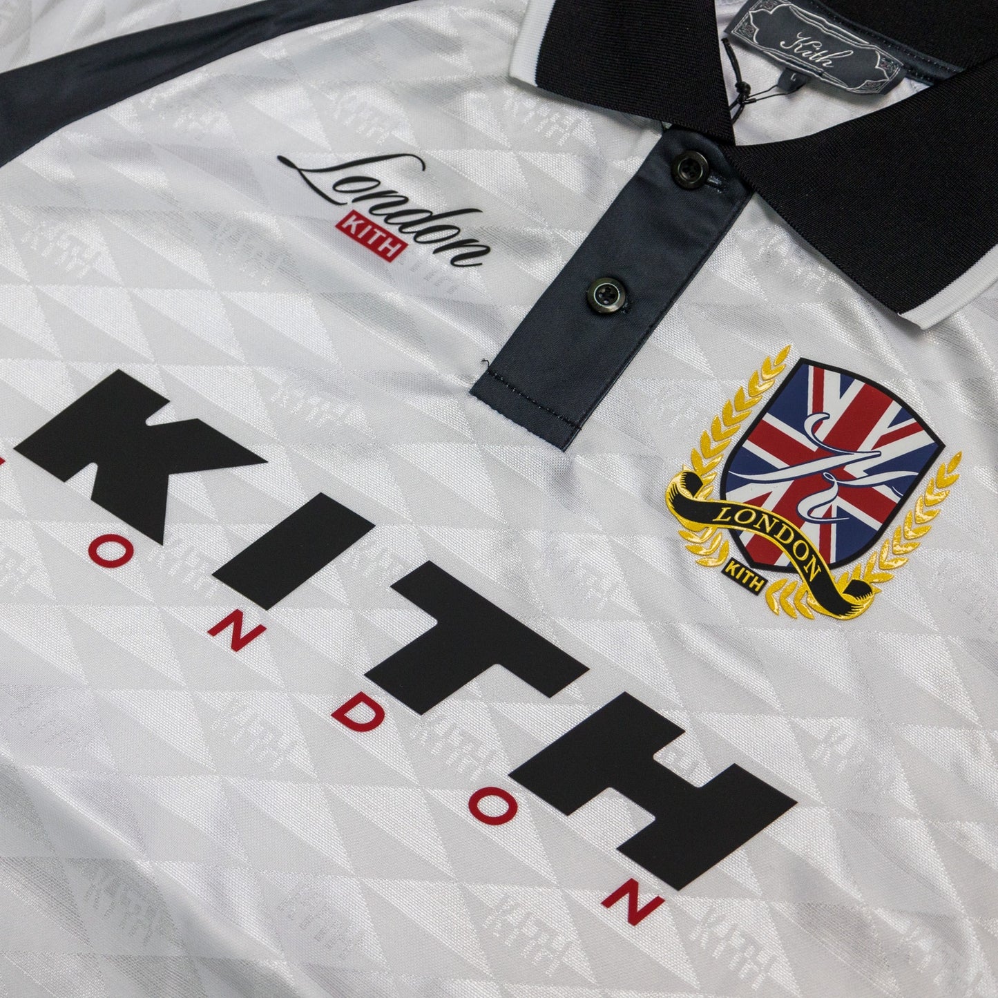 Kith London Polo Soccer Jersey 'White'