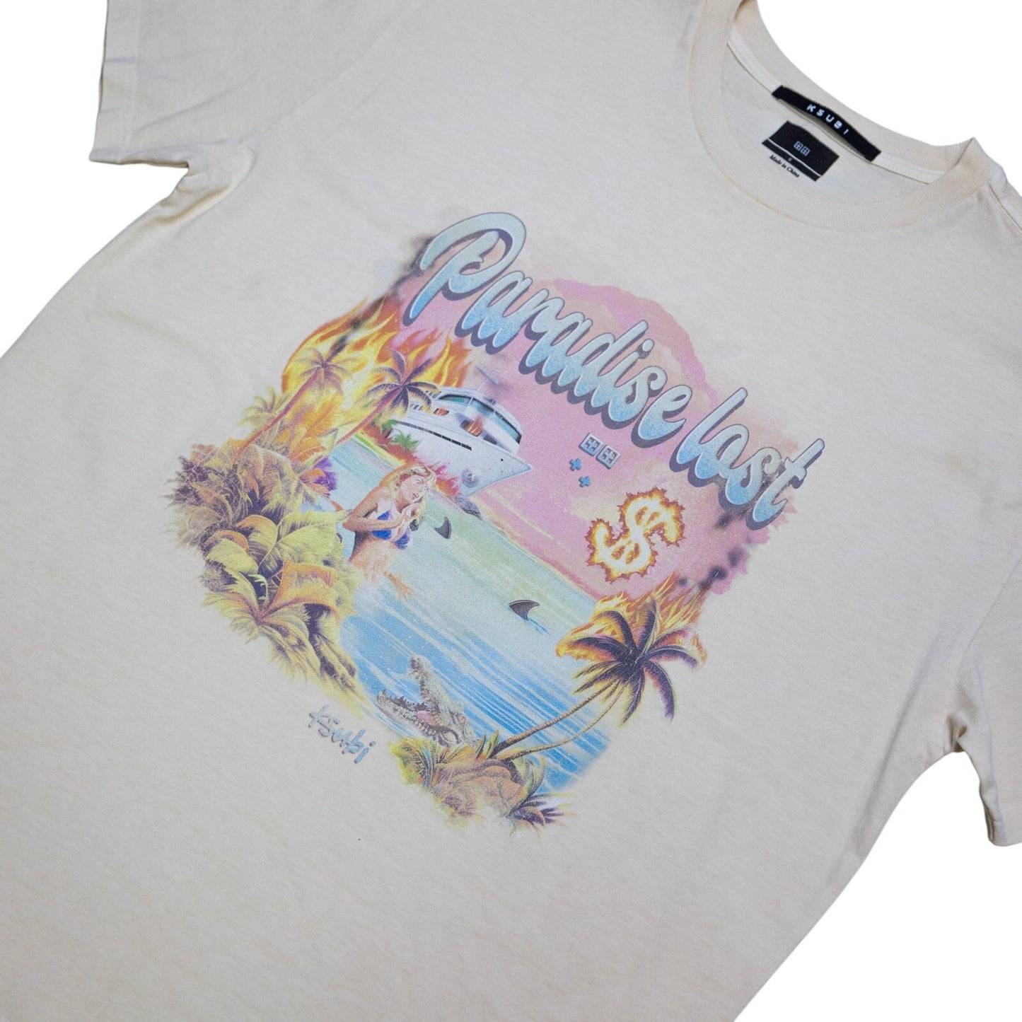 Ksubi Paradise Biggie Short-Sleeve Tee 'Dusty Desert'