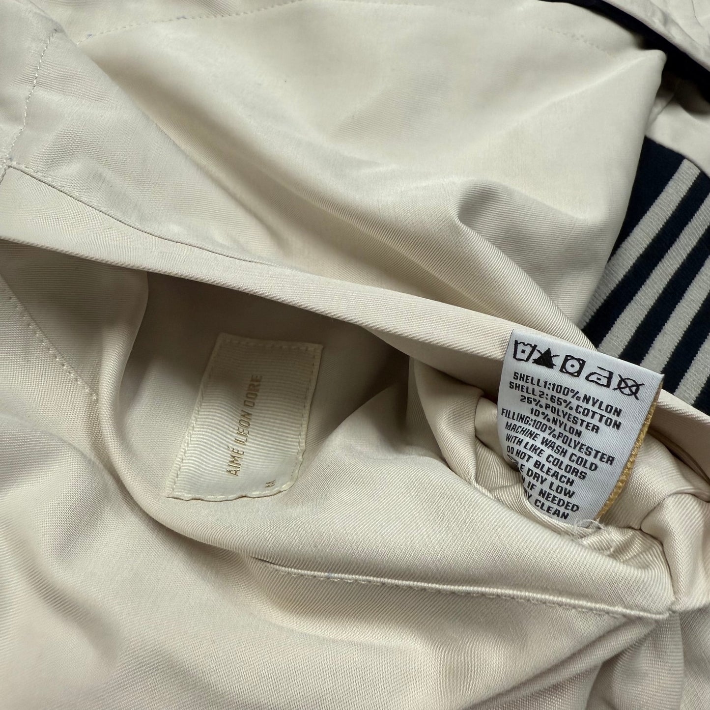 Aime Leon Dore Reversible Varsity Jacket Navy