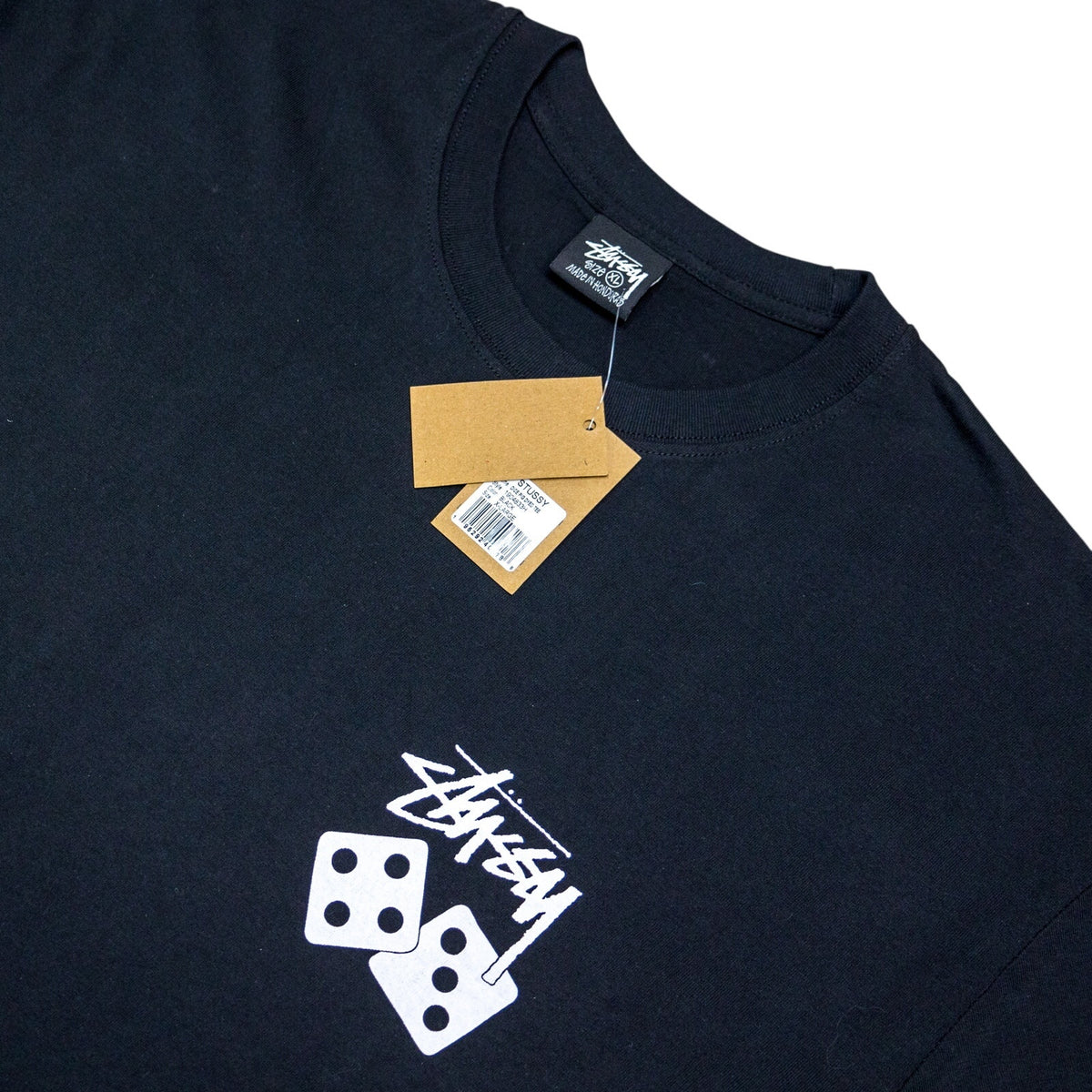 Stussy Dice Pigment Dyed Tee 'Black'