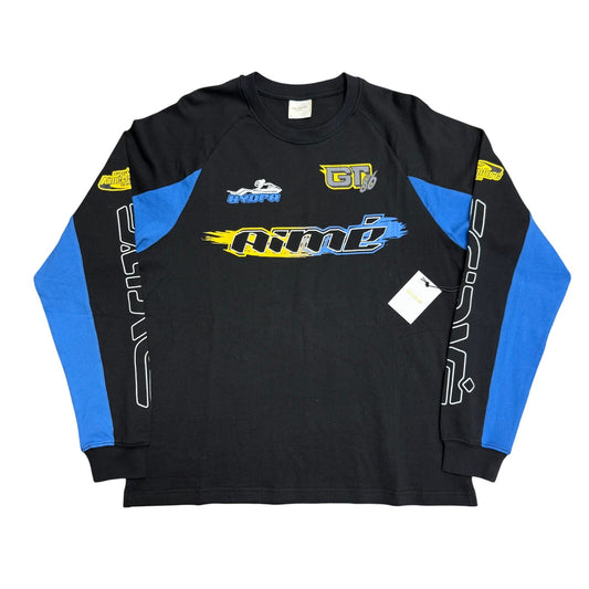 Aimé Leon Dore Long-Sleeve Mesh Waverunner Tee 'Jet Black'