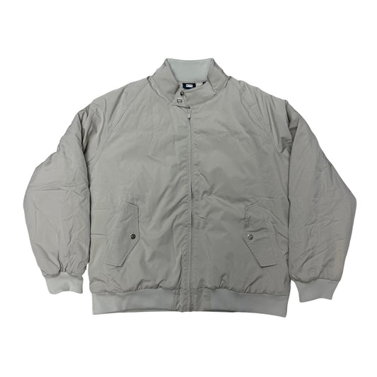 Kith Puffer Jacket Beige Mini Script Cursive Logo Beige