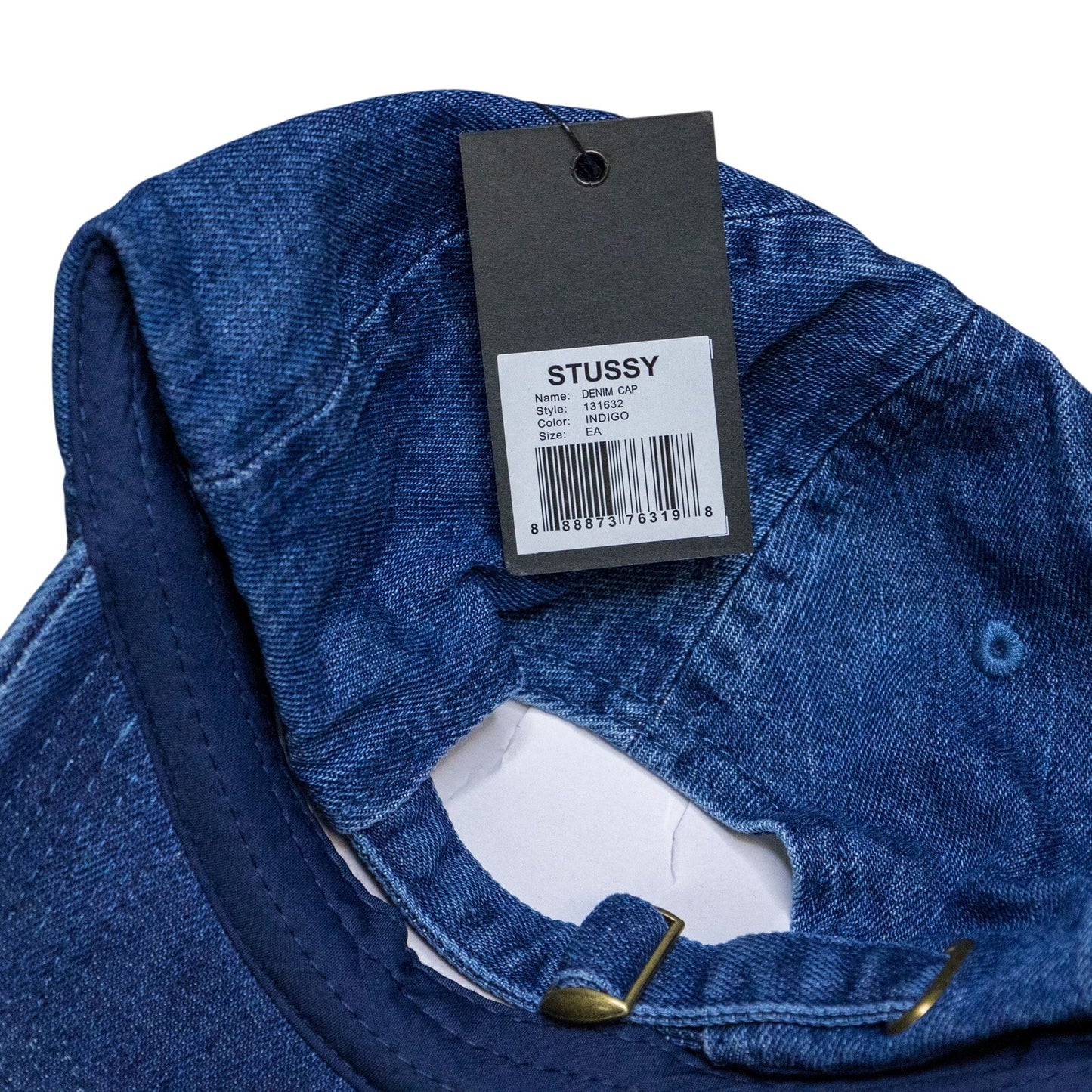 Stussy Denim Hat Cap Adjustable Strap