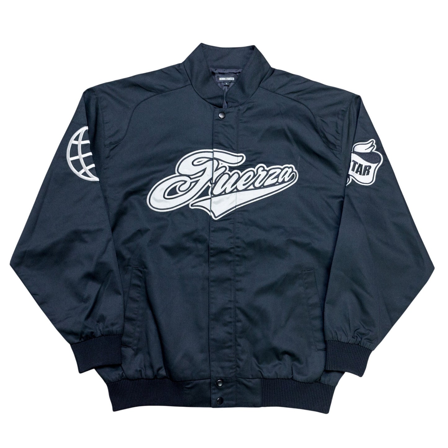 Born X Raised Fuerza Regida FR Unreleased Sample Jacket