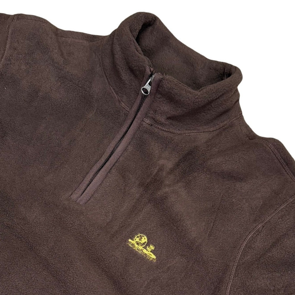 Aimé Leon Dore Quarter Zip Fleece Unisphere Coffee Bean
