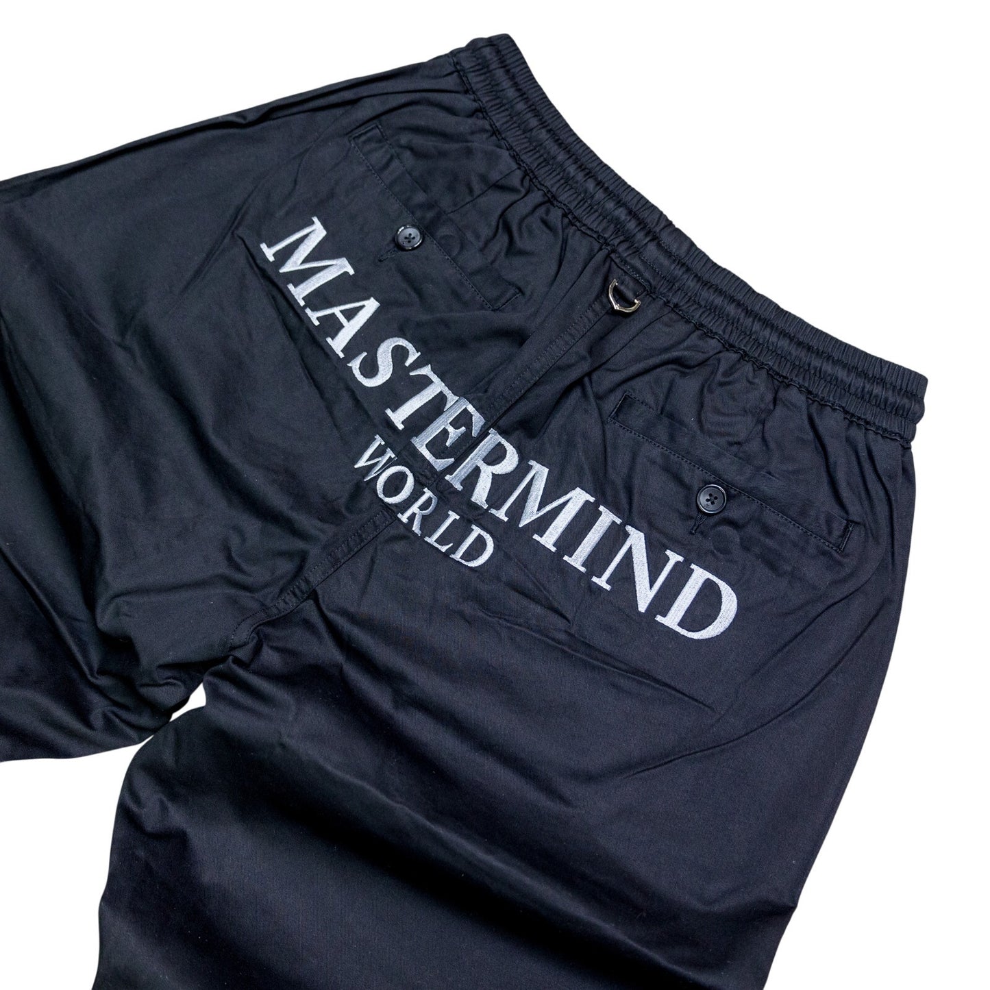 Mastermind World Skull Logo Zipper Pants Black
