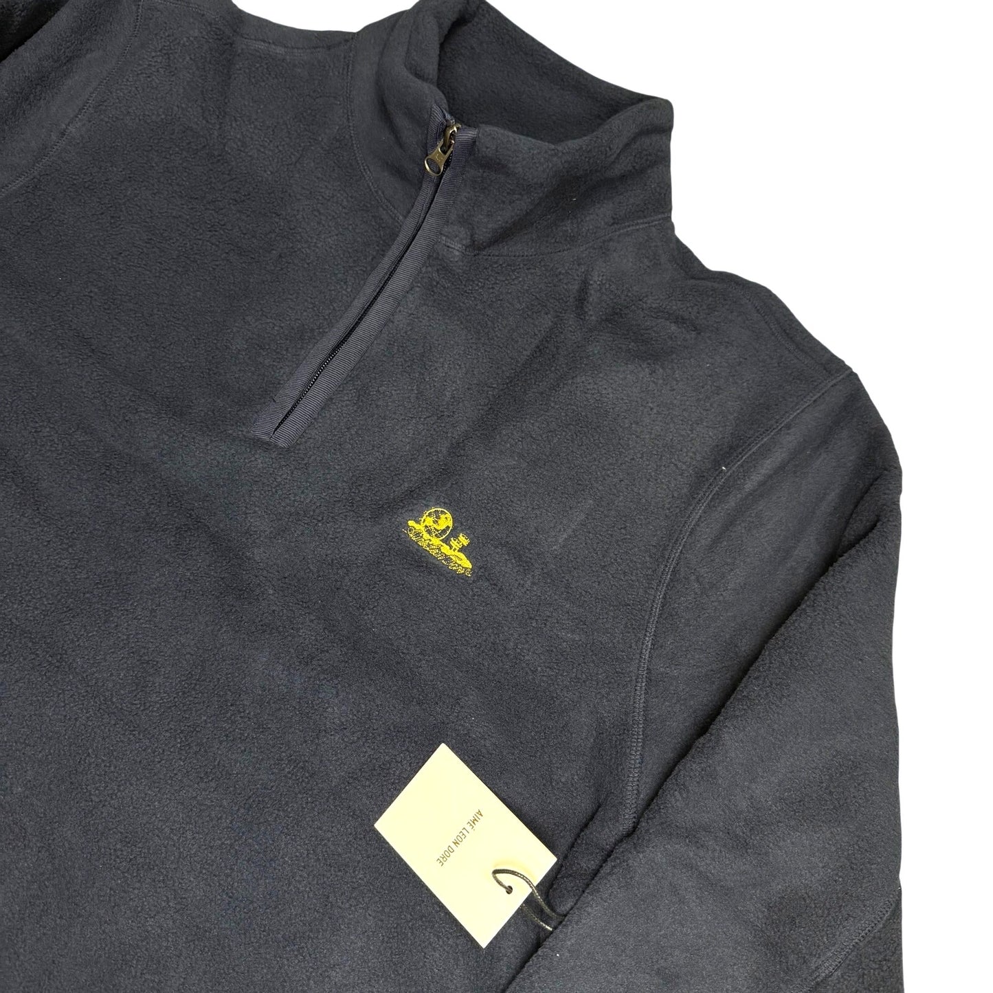 Aimé Leon Dore Quarter Zip Fleece Unisphere Navy Blazer
