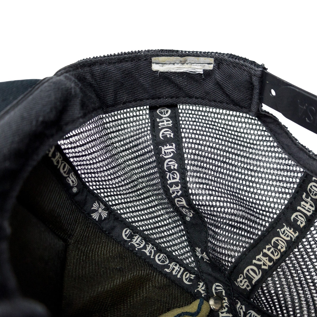 Chrome Hearts CH Hollywood Trucker Hat Black